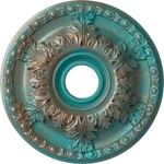 Ekena Millwork Cm18gacgs Granada Ceiling Medallion Copper Green Patina. Fixed Price $195.24.