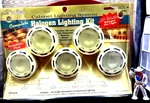 Westek 5 Light 20w Dimmable Halogen Undercabinet Puck Lighting Kit White Remote. Fixed Price $59.95.