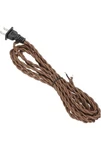Uxcell 12ft 18/2 Twisted Cloth Covered Lamp Cord, 1 Pcs Vintage Fabric Wire. Fixed Price $9.00.