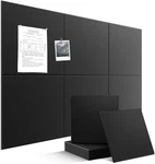 Large Felt Bulletin Board Tiles 36 X 24 6-pack With Adhesive Tabs For Walls. Fixed Price $35.99.