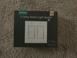 Moesgo 2 Gang Smart Light Switch Model Ds-122 **new**. Fixed Price $30.00.