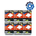 New Eaton Case Of 6 Halo 4" White Integrated Recessed Square Led Light Fixtures. Fixed Price $59.46.