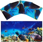 Hortsun 4 Pack Fluorescent Light Covers X 2 Feet Magnetic Cover Ocean. Fixed Price $26.89.