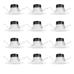 Led Ceiling Light 5-6 900 Lumens Dimmable Wet Rated 12 Pack Juno Series Baffle. Fixed Price $154.99.