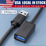 Usb3.0 Extension Cable High Speed Extender Cord Adapter Typea Male To Female Lot. Fixed Price $605.00.