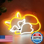 Yuandian Fox Neon Sign V2, Led Animal Light For Bedroom, Living Room Wall Decor. Fixed Price $49.62.