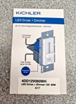 Kichler 4dd12v060wh - White 12 Volt, 60 Watt Led Dimmer Driver Lighting. Fixed Price $207.00.
