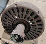 Hunter Original R&m Ceiling Fan 22272-004, 1981 , Rare 2.5 Amp, Brown, Usa. Fixed Price $165.00.