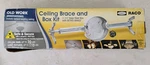 Raco 936xl Heavy Duty Steel Ceiling Brace Box Kit 1-1.5" Deep New Open. Fixed Price $14.99.