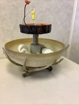 Vaxcel Lighting Cf33012 Lodge 2 Light Semi-flush Indoor Ceiling - Noachian Stone. Fixed Price $35.00.