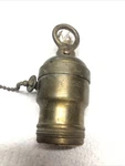 Vintage General Electric Pull Chain Brass Socket Made In The Usa. Fixed Price $7.33.