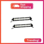 Lightboss Slim Led Light Bar Pods 7 Inch 6000lm Flood Beam 12v 24v 36v 48v Off-r. Fixed Price $26.37.