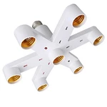 8t8 E26 E27 7 In 1 Led Light Bulbs Socket Adapter Splitter, Standard Lamp Holder. Fixed Price $19.69.