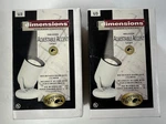 Lot Of 2 Hampton Bay Dimensions Halogen Adjustable Accent Light Nos White. Fixed Price $42.99.
