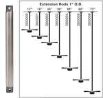 Kichler 360000 12" Down Rod For 9 Ft Ceilings. Fixed Price $23.70.