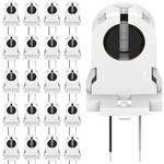 20-pack Jackyled Screw Type T8 Lamp Holder With Wires Ul 20-pack, White. Fixed Price $22.95.