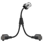 2-in-1 E26/e27 Light Socket To 3-prong Plug Adapter For Garage/patio. Fixed Price $19.99.
