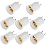 Qwork 8 Pack E26/e27 Light Socket To Plug Adapter, 660w 125v Socket.... Fixed Price $12.30.
