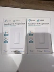 2 Packs - Kasa Smart Wi-fi Light Switch, Motion-activated, Ks200m, New Open Box. Fixed Price $40.50.
