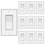 Thunderway Single Pole Decorator Wall Light Switch With Plate, 15a 120v/277. Fixed Price $26.58.