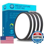 4pack 12 Inch Dimmable Led Flush Mount Ceiling Light Fixture,black Round 24w 300. Fixed Price $77.80.