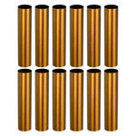 Meccanixity E12 Candle Socket Covers, 3.9 Inch Tall Inch, Gold Bronze. Fixed Price $31.71.