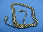 Leviton #6 Brass Light Socket 1/25" Ball Pull Chain 3-foot Extension Replacement. Fixed Price $8.54.