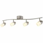 Hampton Bay Envirolite 2.6 Ft. Brushed Nickel Led Hardwired Track Lighting Kit. Fixed Price $35.89.