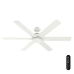 Hunter Fan 60 In Contemporary Fresh White Indoor/outdoor Ceiling W 6 Blades. Fixed Price $156.99.