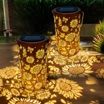 Anytalk 2pack Sunflower Solar Lanterns Outdoor Waterproof, Birthday Gifts. Fixed Price $58.18.