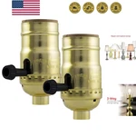 3-way Lamp Socket, Medium Base, Turn For Low-medium-high Light Settings, Repa.... Fixed Price $13.99.