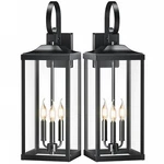 Wall Light Fixture 24 3 Waterproof Outdoor Porch Lantern 2 Pack Yolsunes Packs. Fixed Price $259.99.