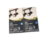 2-hampton Bay 1-light White Led Mini Track Head 1004 612 938 Black Finish, 2700k. Fixed Price $29.00.