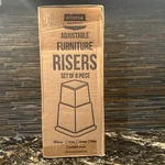 Utopia Bedding Ub901 Adjustable Bed Furniture Risers - 8 Pc Brand New Unopened. Fixed Price $20.00.