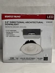 Satco Led Direct Wire Downlight/gimbaled, Round, White - S11624r1 Free Ship. Fixed Price $16.99.