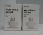Lot Of 2 Wyze Lamp Socket E26. Fixed Price $19.99.