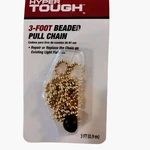 Hyper Tough Beaded Pull Chain Light Fixtures Ball End 3 Foot. Fixed Price $4.98.