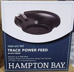 Hampton Bay 2400-watt Black Linear Track Floating Power Feed 804889 1004 612 907. Fixed Price $15.95.