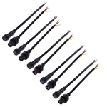 Alitove 5 Pairs 3 Pin Core Waterproof Ip65 Male Female Plug Led Connector With. Fixed Price $17.87.