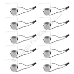 Leviton 31337-910 White Porcelain Lampholders Medium Base Snap-in 660w 10-pack. Fixed Price $85.49.
