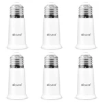 Dicuno E26 Socket Extender, Standard Medium 6 Count (pack Of 1), White. Fixed Price $14.59.
