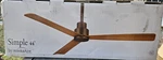 Minka Aire F786-cl Simple 44" 3 Blade Indoor Outdoor Ceiling Fan W/ Remote, Coal. Fixed Price $320.00.