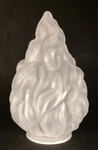 10" Satin Crystal Stalactite Glass Pendant Lamp Light Flame Shade 4" Fitter 821i. Fixed Price $81.75.