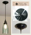 Ctw - Pendant Lamp Canopy Kit Black. Fixed Price $13.95.