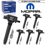 6 Pack Of Ignition Coils & Spark Plugs For Chrysler 200 300 3.6l V6 Oem Uf648. Fixed Price $95.99.