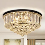 60cm Modern Crystal Chandelier Flush Mount Light Fixture Ceiling Lamp Lighting. Fixed Price $190.61.