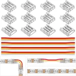 Btf-lighting 3 Pin 10mm 0.39in Width Transparent Connector Kit,4xgapless Sold.... Fixed Price $15.62.