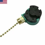 Zing Ear Ze-268s6 Pull Chain Switch 4 Wire 3 Speed Ceiling Fan 6a 125v Us. Fixed Price $6.99.