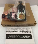 Juno Track Lighting R24bl (r24 Bl) Trac Lites Adjustable Connector, Black. Fixed Price $10.24.