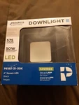 Progress Lighting P8180-30k Recessed Led 4" Square Trim - Bronze-lot Of 2. Fixed Price $12.00.